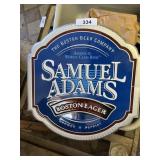 Samuel Adams Metal Advertising Sign