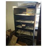 Metal Office Shelf w/ File Drawers