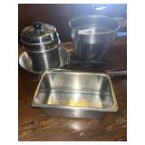 Stainless Steel Soup Pot, Aluminum Fry Pan &