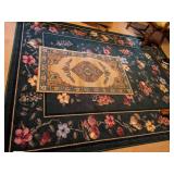 Floral Area Rug & Smaller Entry Rug