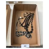 Black & Silver Tone Necklaces