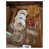 (3) Small Plates w/ Fruit Design,