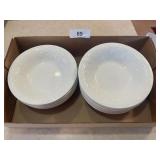 (12) Harvest Moon White Soup Bowls