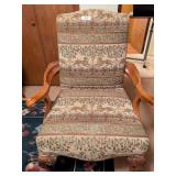 Occasional Chair Upholstered w/ Tapestry