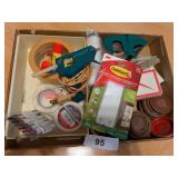 Glue Gun, Tape, Playing Cards & Other