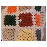 Hand Crocheted Afghans & One Bedspread