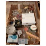 Assorted Candles, Candle Holders +