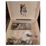 Decorative Box w/ Hinged Lid &