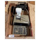 Sharp Adding Machine, Portable Radio &
