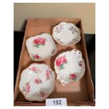 (4) Collectible Nappy Bowls