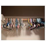 Large Quantity Assorted Clothes Hangers