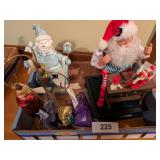 Animated Santa & Christmas Ornaments