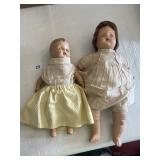 (3) Antique Dolls