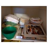Cookbooks, Kitchen Towels & Paper Plates