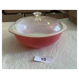Pink Pyrex Round 2 qt. Casserole w/ Lid