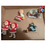 (2) Napcoware Christmas Figurines &