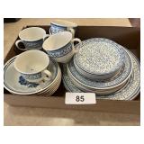 Blue & White Everyday Dishes / Johnson Bros.