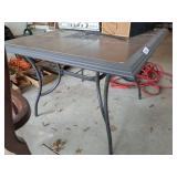 Square Patio Table w/ (4) Chairs