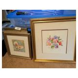 Framed Floral Wall Art