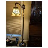 Floor Lamp w/ Stained Glass Shade