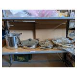 Tote w/ Lid & Pots & Pans