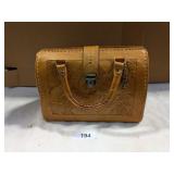 Vintage MR Canoa Hand Tooled Leather Bag
