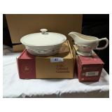 NIB Blue Longaberger Gravy Boat &