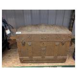 Antique Camelback Trunk w/ Insert
