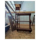 (3) Wooden Display Shelf