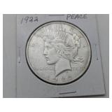 1922 Peace Silver Dollar
