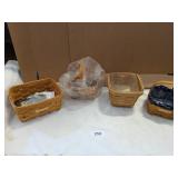 (4) Longaberger Baskets