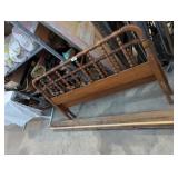 Full Size Vintage Headboard/Footboard w/ Rails