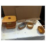 (5) Longaberger Baskets