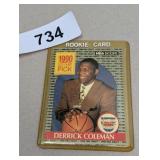 NBA Hoops Derrick Coleman Basketball Card in