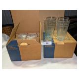(8) NIB Longaberger Woven Traditions Glasses