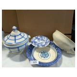 Soup Tureen, Plates, Snack Bowl & Other