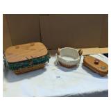 (3) Longaberger Baskets
