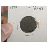 1881 Indian Head Cent