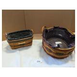 (2) Longaberger Baskets, One Says Collector