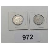 (2) 1979 D Susan B Anthony Dollars