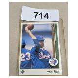 1988 Nolan Ryan Baseball Card in