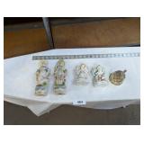 (2) Lady Figurines Marked Orion Made in Japan, +