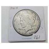 1926 S Peace Silver Dollar