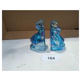 Vintage Iridescent Blue Boy &