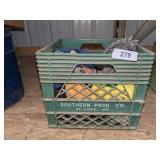 Southern Prod. Co. St. Louis Mo. Milk Crate w/