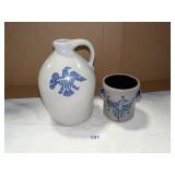 Vintage Stoneware American Eagle Pottery -**