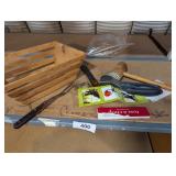 Meat Cleaner, Toss-N-Chop & Wooden Basket