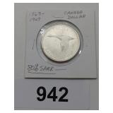 1867-1967 Canada Dollar -80% Silver