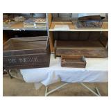 Wooden Crate, Vintage Dovetail Drawer &