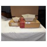 NIB Blue Longaberger Star Dish & Small Star Dish